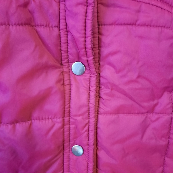 Vintage Sears red burgundy snap closure western quilted puffer vest size medium - Picture 6 of 12